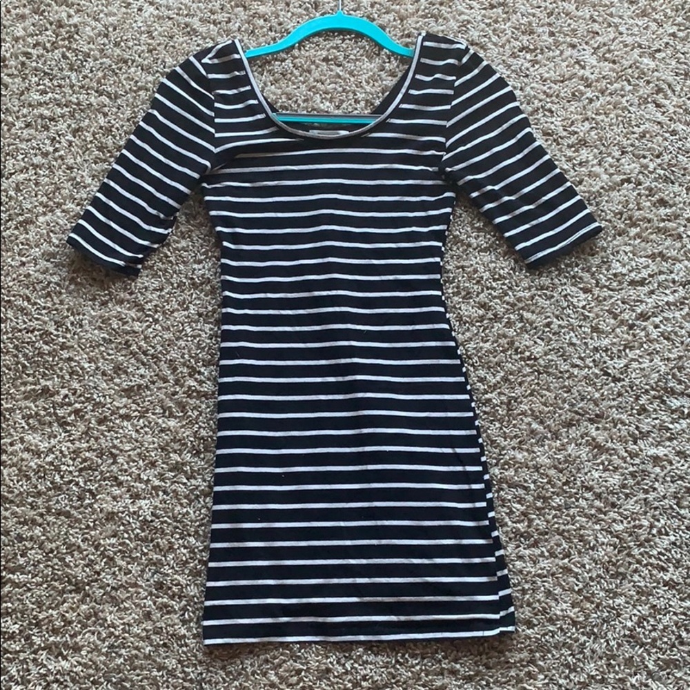 Sexy and stretchy striped dress